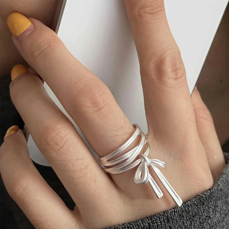 Silver Lines – 925er Sterling-Silber Ring