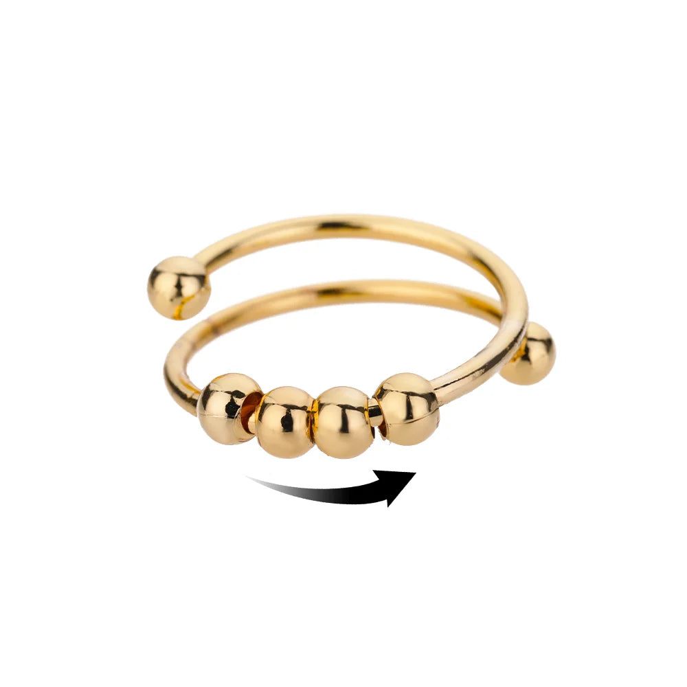 Sunflower Spinner – Eleganter Anti-Stress-Ring