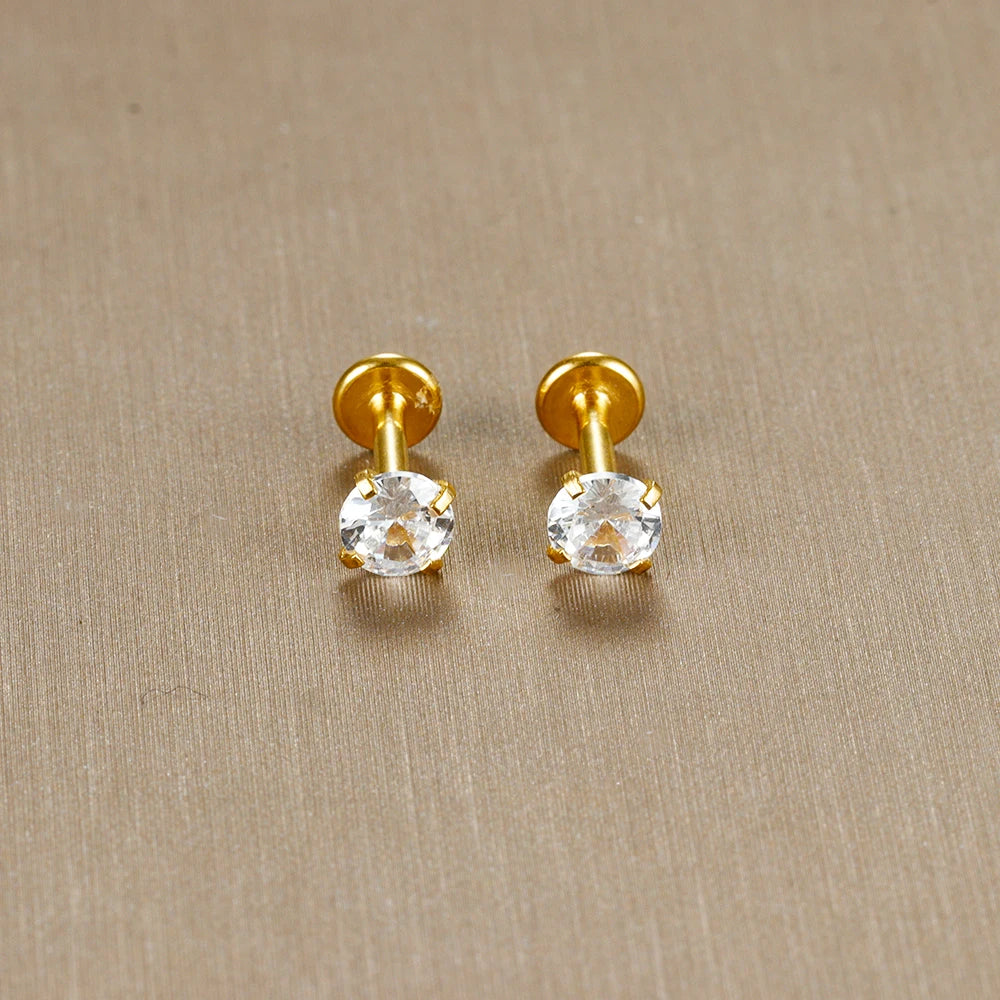 KristallPunkt™ – 2er Set Piercing-Schmuck