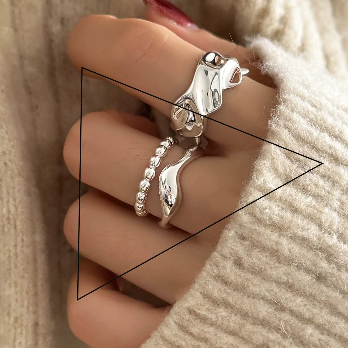 Silver Frost – 925er Sterling-Silber Ring