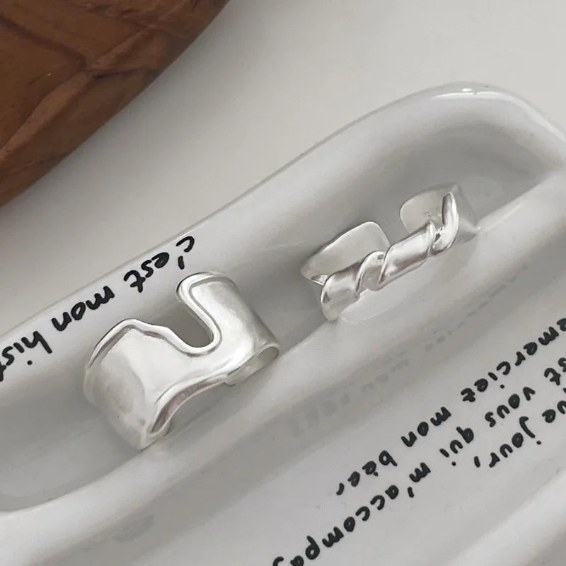 Silver Lines – 925er Sterling-Silber Ring