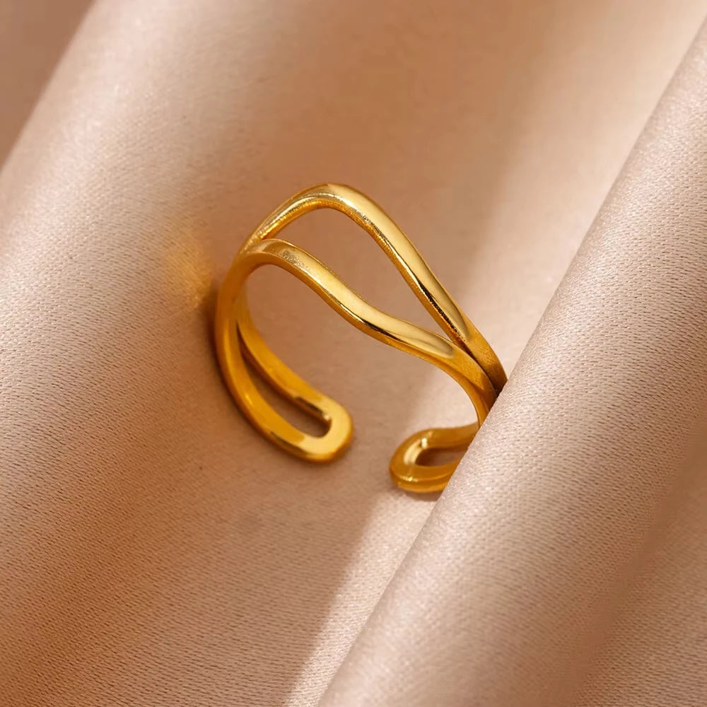 Golden Eye – Eleganter Evil-Eye-Zirkon-Ring