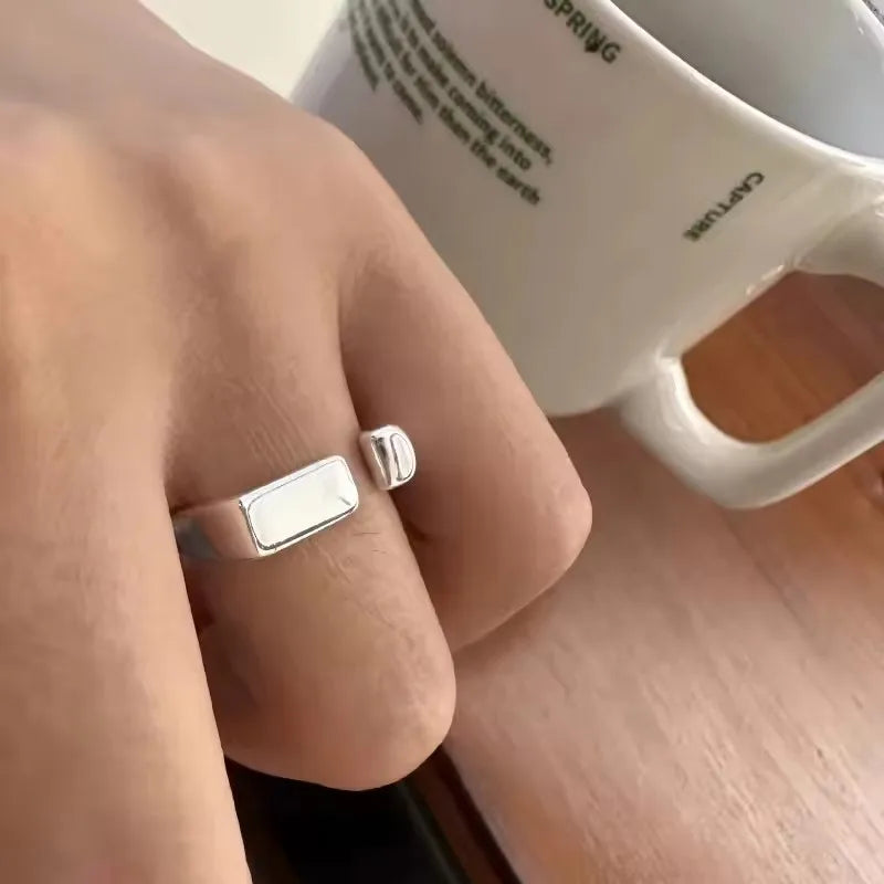 Silver Lines – 925er Sterling-Silber Ring