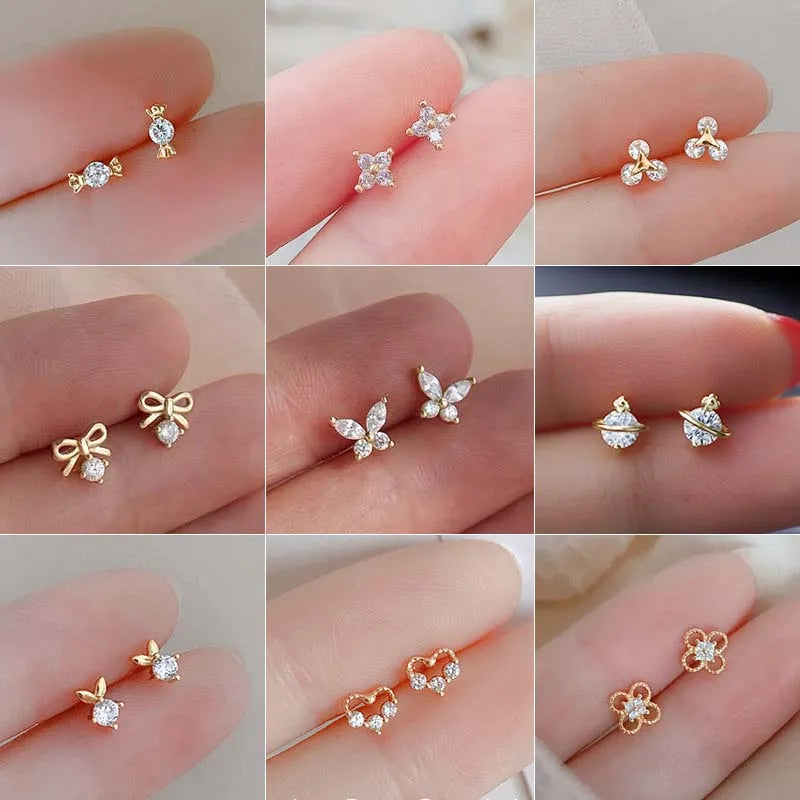Candy Flower – Süße Mini-Blumen-Ohrstecker