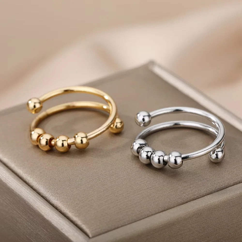 Sunflower Spinner – Eleganter Anti-Stress-Ring