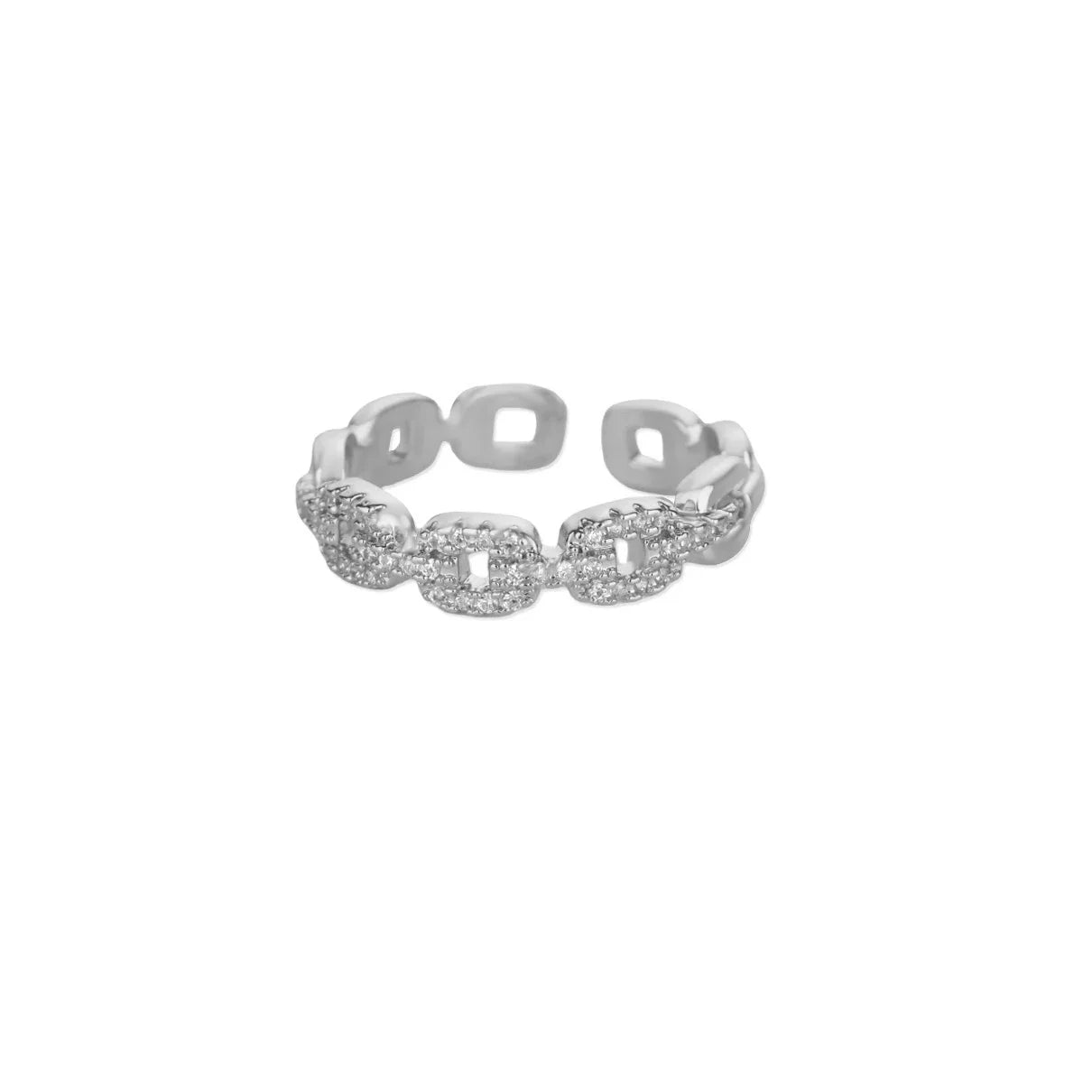 Golden Chic – Eleganter Zirkon-Ring aus Edelstahl