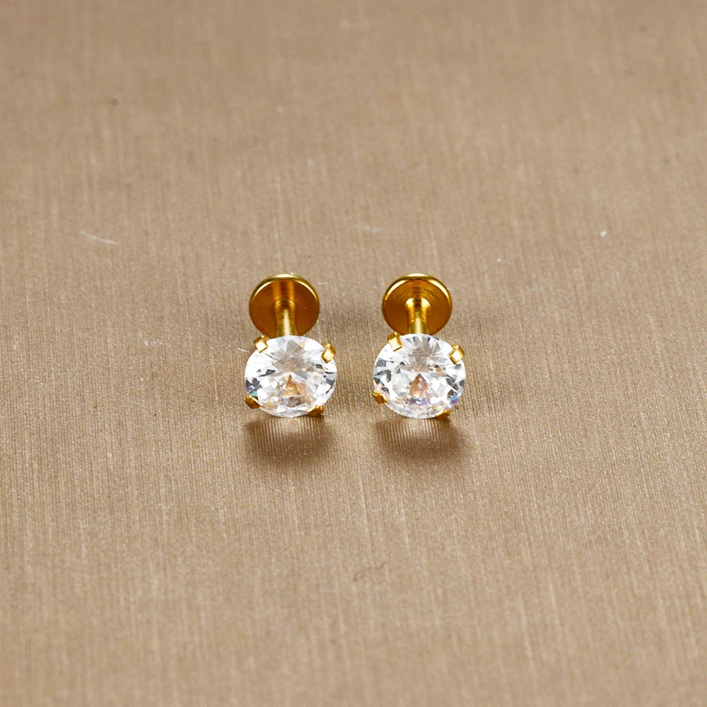 KristallPunkt™ – 2er Set Piercing-Schmuck