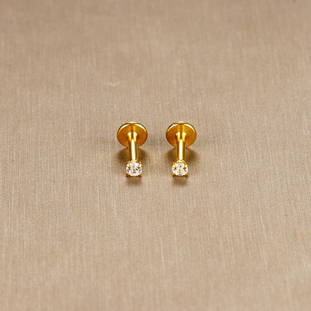 KristallPunkt™ – 2er Set Piercing-Schmuck