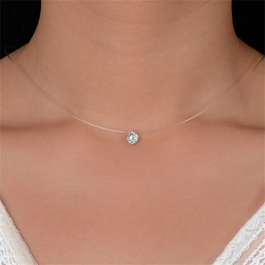 Crystal Glow – Zarte Zirkon-Halskette