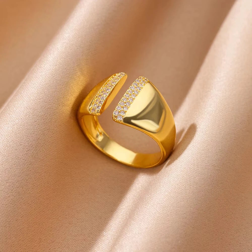 Golden Eye – Eleganter Evil-Eye-Zirkon-Ring