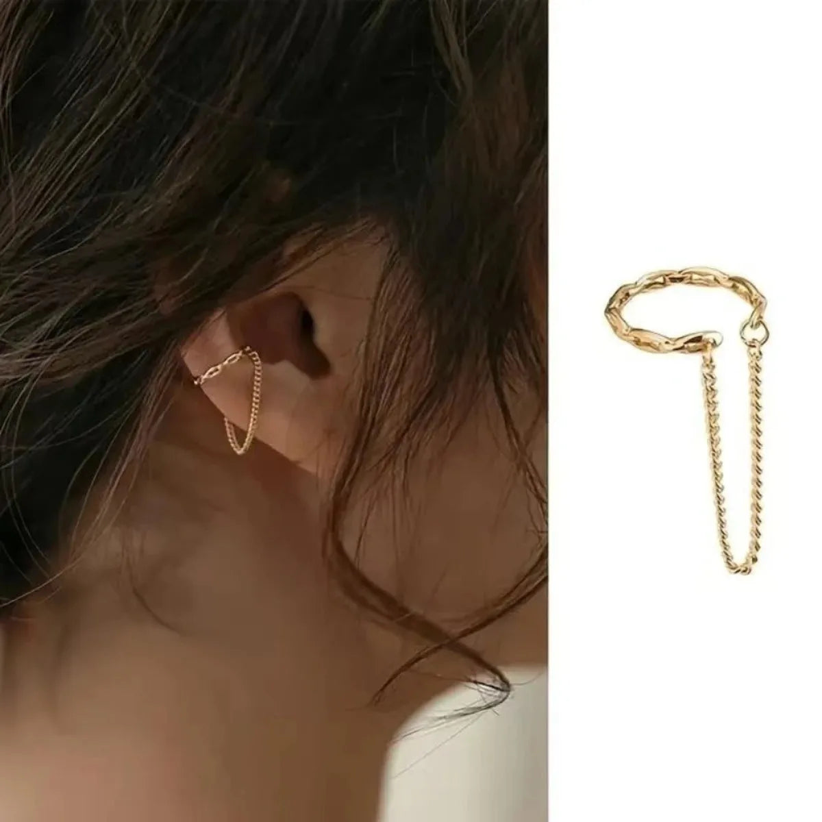 No Piercing Cuff – Eleganter Ohrclip ohne Ohrloch