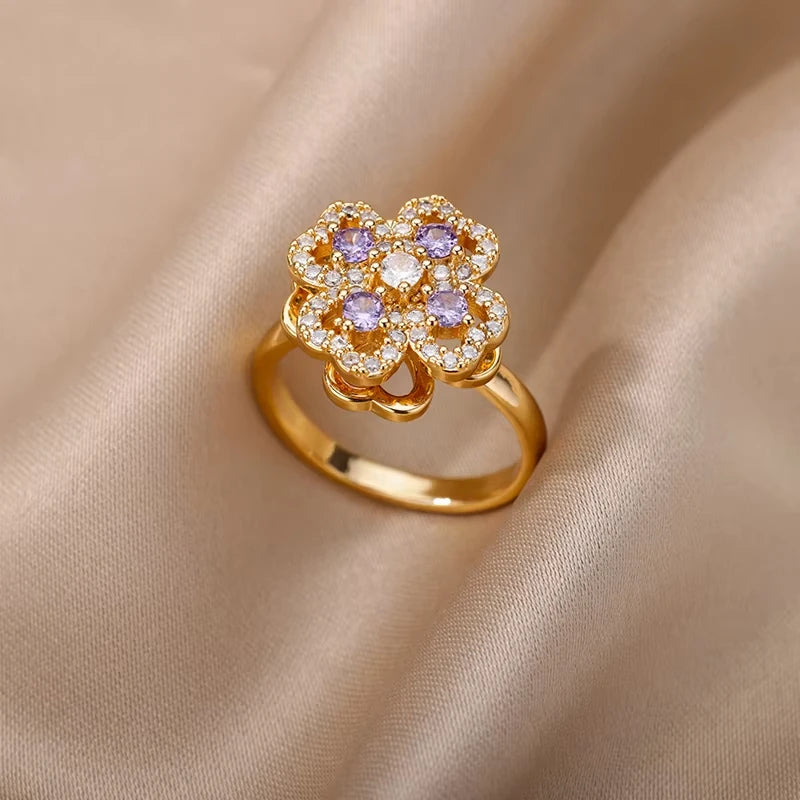 Golden Eye – Eleganter Evil-Eye-Zirkon-Ring