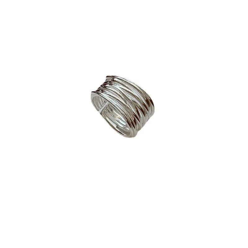 Silver Lines – 925er Sterling-Silber Ring