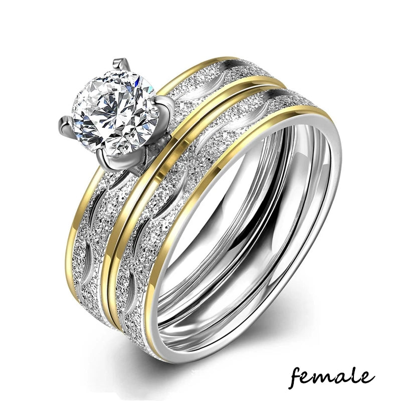 Eternal Love – Romantisches Ring-Set für Paare