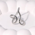 Golden Wave – Eleganter Offener Edelstahl-Ring