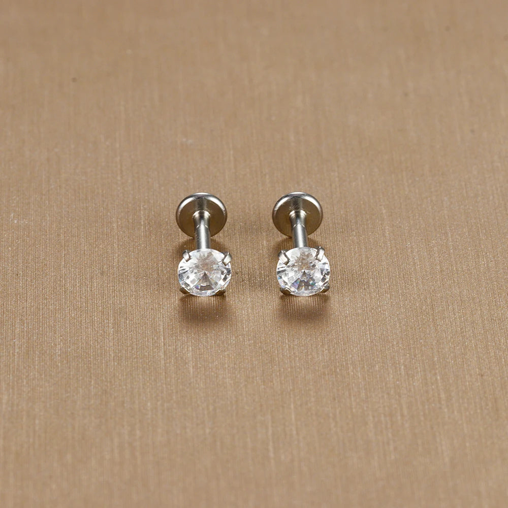 KristallPunkt™ – 2er Set Piercing-Schmuck