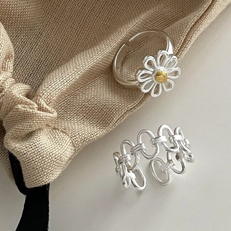 Silver Lines – 925er Sterling-Silber Ring