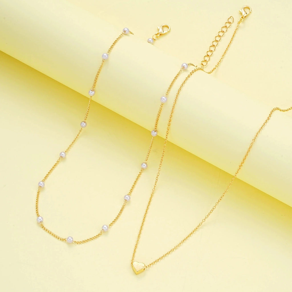Pearl Heart – Elegantes Perlen-Schmuckset