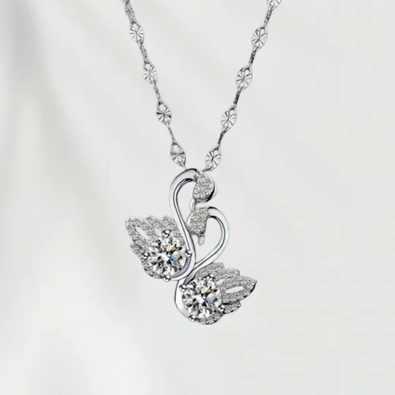 Silver Grace – 925er Sterling-Silber Zirkon-Halskette