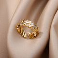 Golden Initial – Personalisierter Herz-Ring