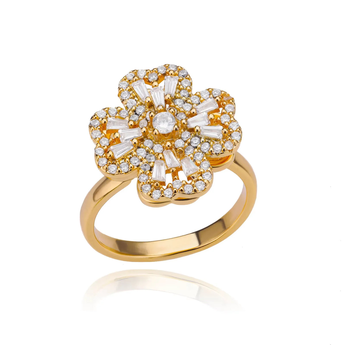 Sunflower Spinner – Eleganter Anti-Stress-Ring