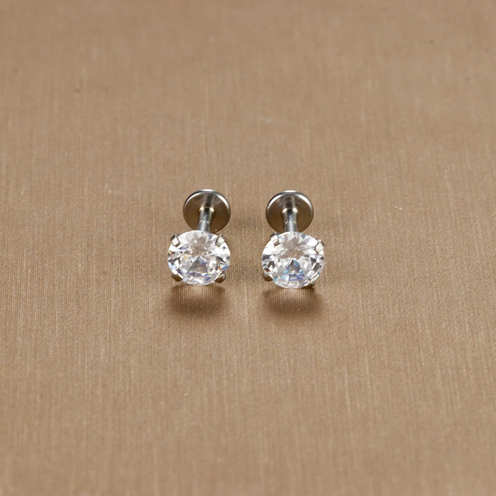 KristallPunkt™ – 2er Set Piercing-Schmuck