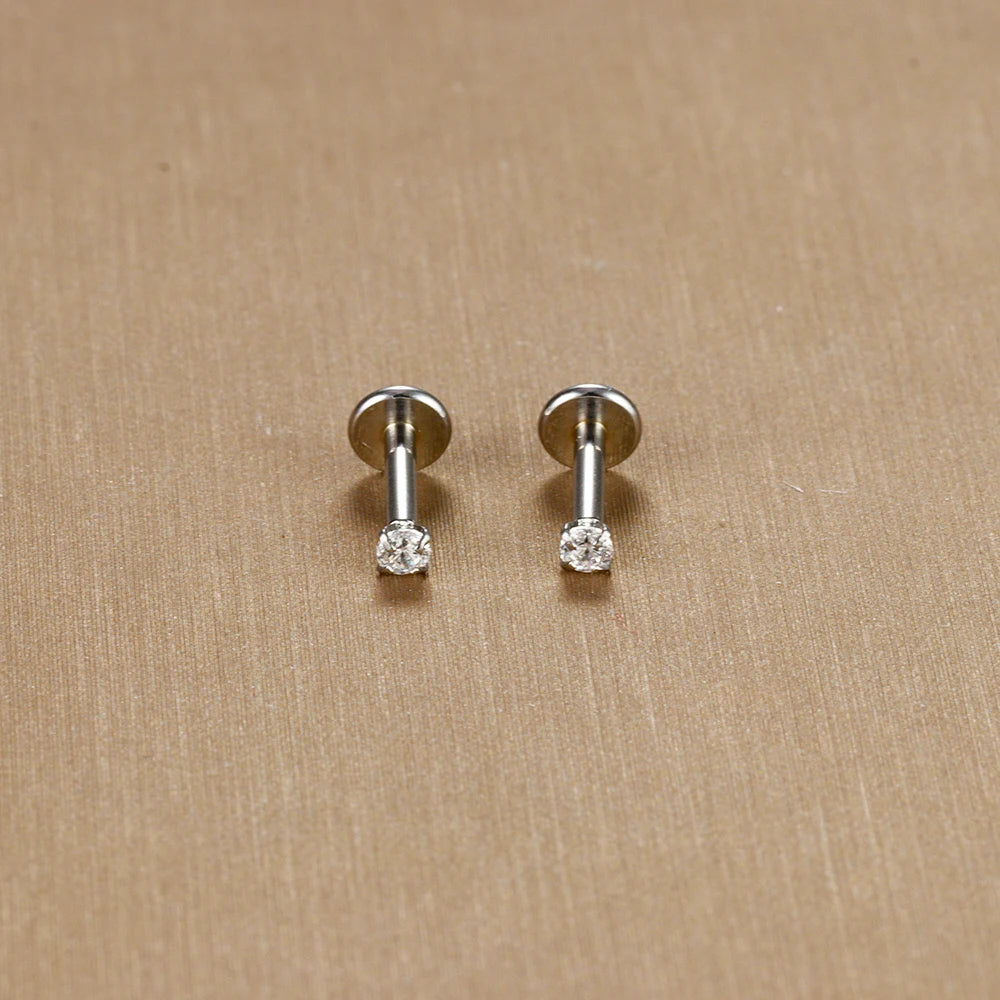 KristallPunkt™ – 2er Set Piercing-Schmuck