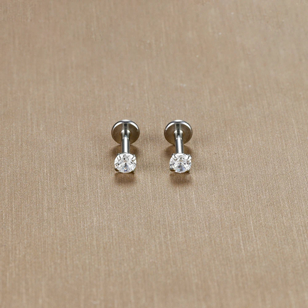 KristallPunkt™ – 2er Set Piercing-Schmuck