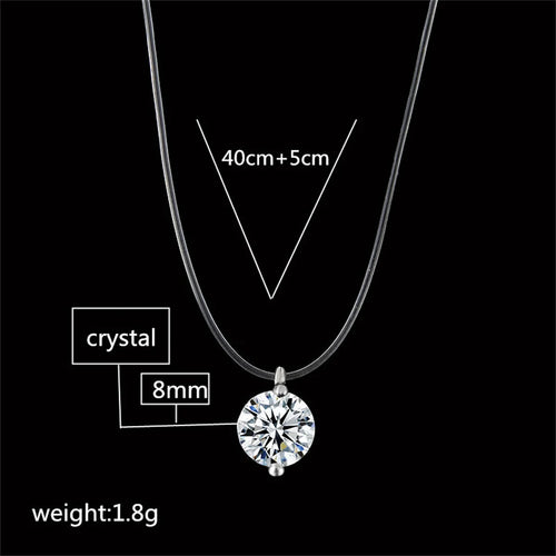 Crystal Glow – Zarte Zirkon-Halskette