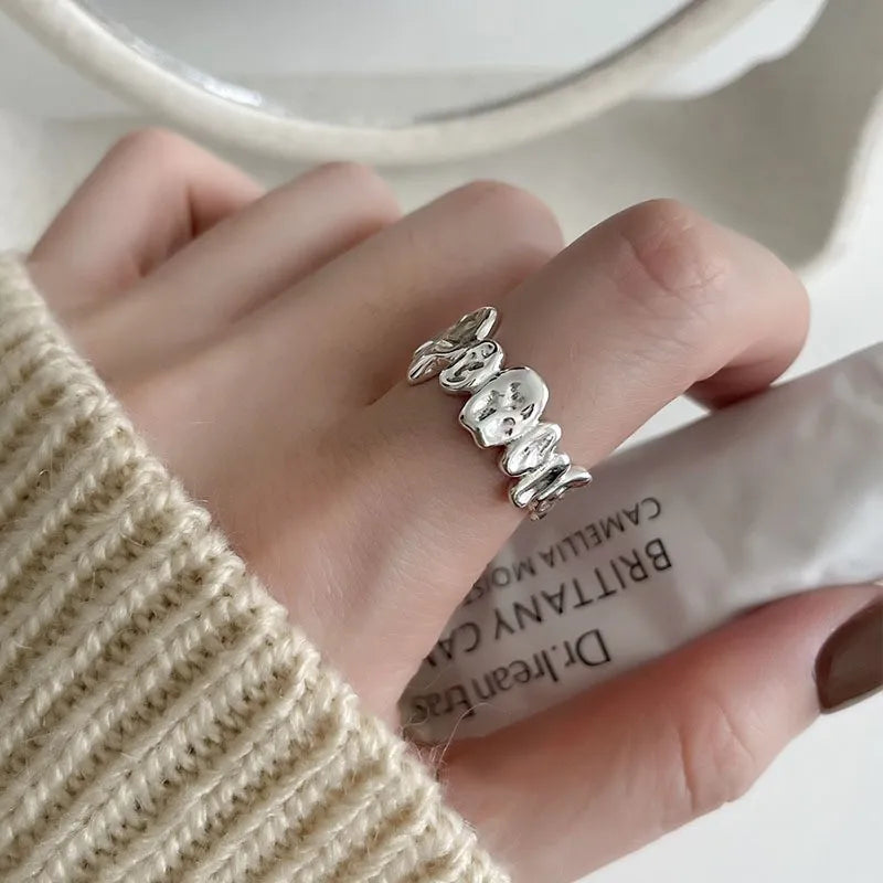 Silver Lines – 925er Sterling-Silber Ring