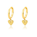 Golden Heart – Elegante Herz-Ohrringe aus Edelstahl