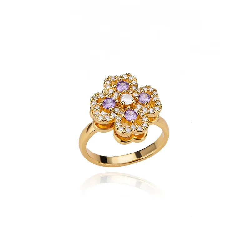 Sunflower Spinner – Eleganter Anti-Stress-Ring