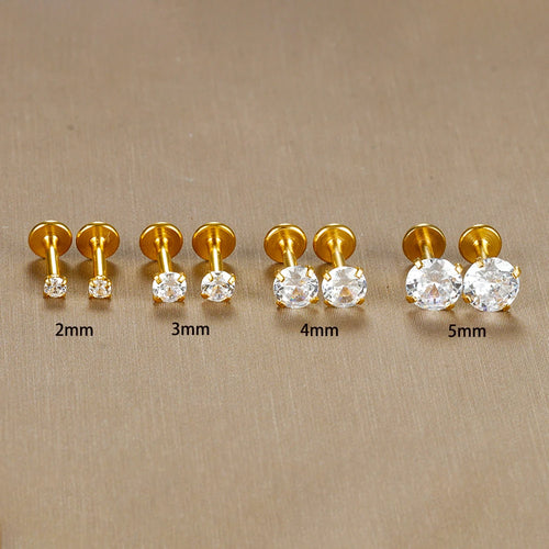 KristallPunkt™ – 2er Set Piercing-Schmuck