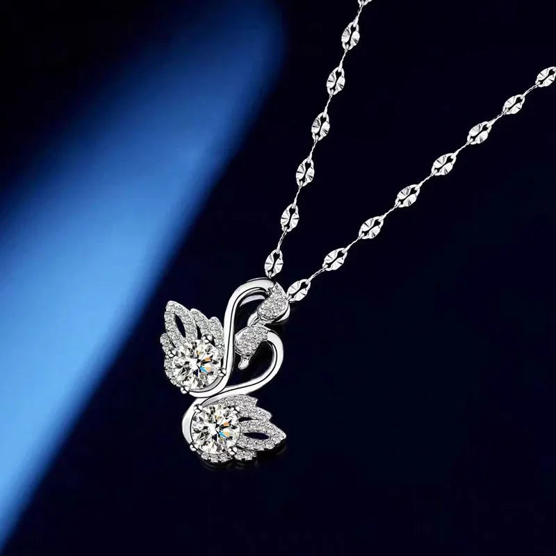 Silver Grace – 925er Sterling-Silber Zirkon-Halskette