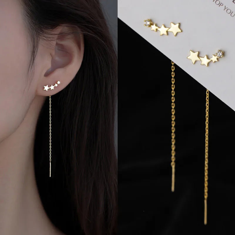 Golden Leaf – Elegante Blatt-Ohrringe mit Zirkon