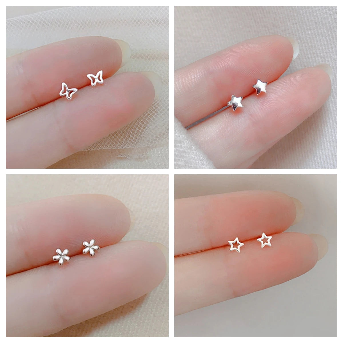 Heart Star – Elegante Herz-Ohrstecker für Frauen