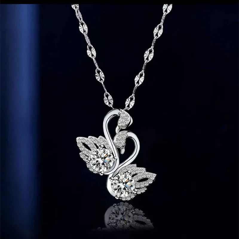 Silver Grace – 925er Sterling-Silber Zirkon-Halskette