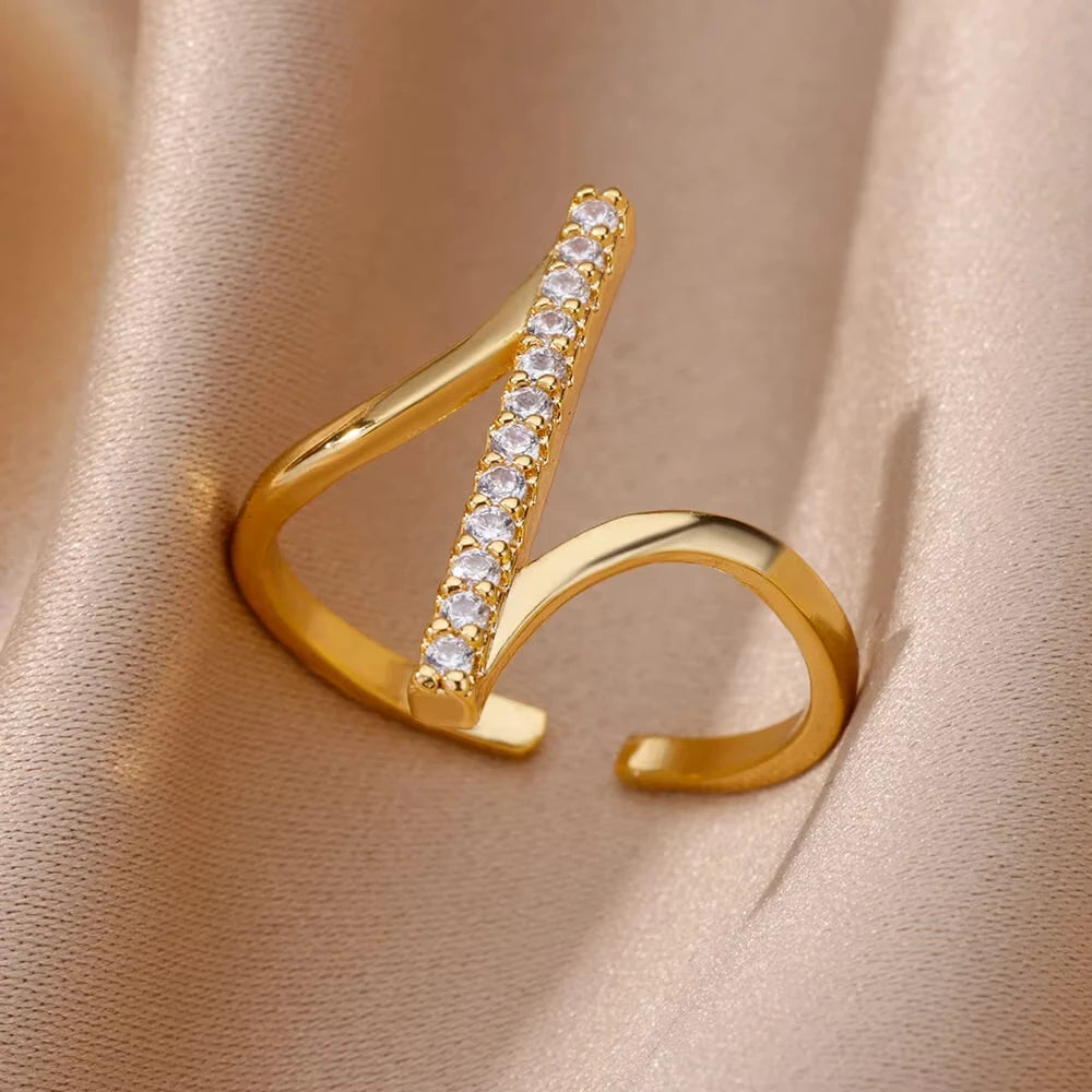 Golden Eye – Eleganter Evil-Eye-Zirkon-Ring