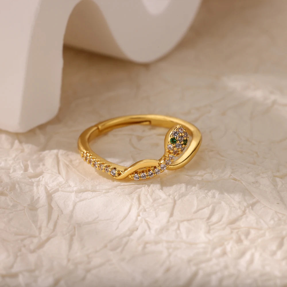 Golden Eye – Eleganter Evil-Eye-Zirkon-Ring