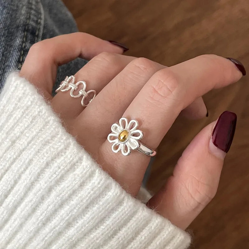 Silver Lines – 925er Sterling-Silber Ring