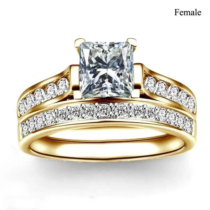 Eternal Love – Romantisches Ring-Set für Paare