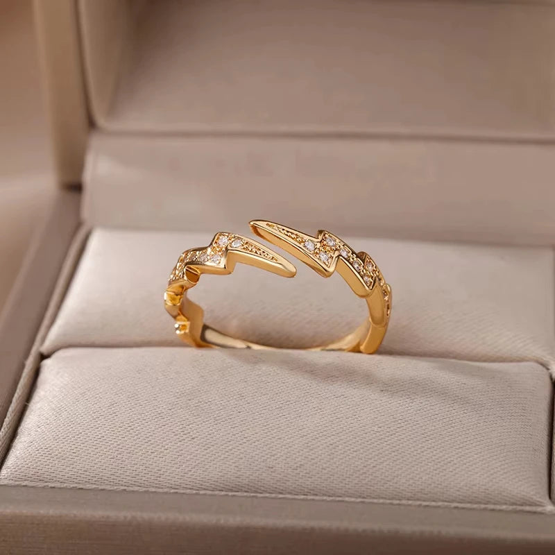 Golden Eye – Eleganter Evil-Eye-Zirkon-Ring