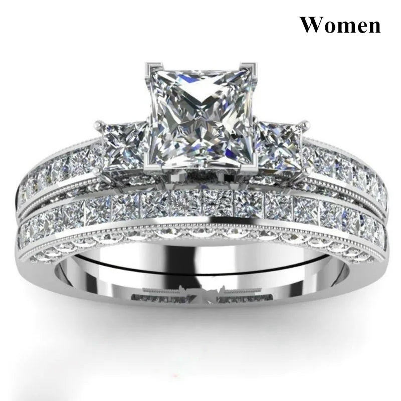 Eternal Love – Romantisches Ring-Set für Paare