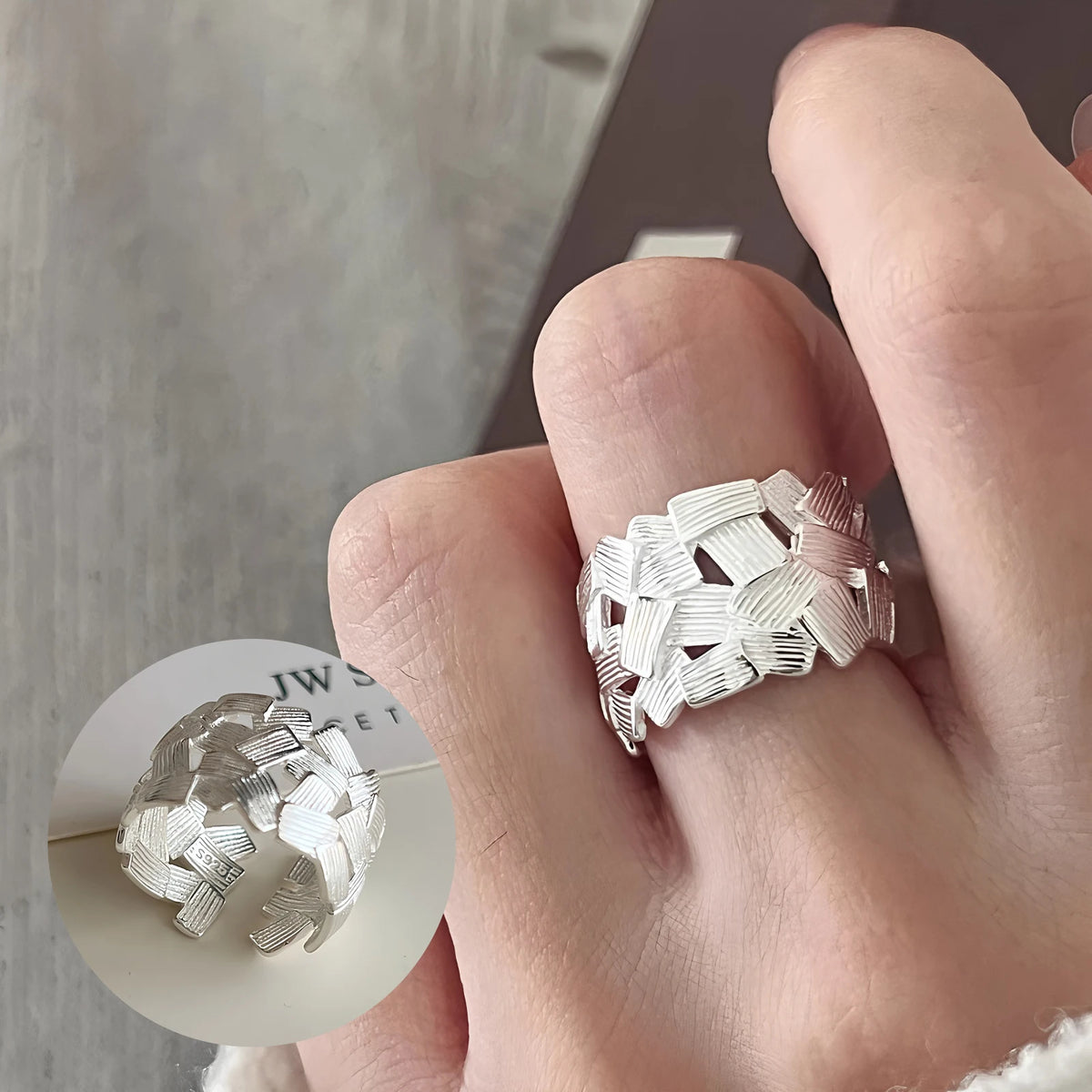 Silver Frost – 925er Sterling-Silber Ring